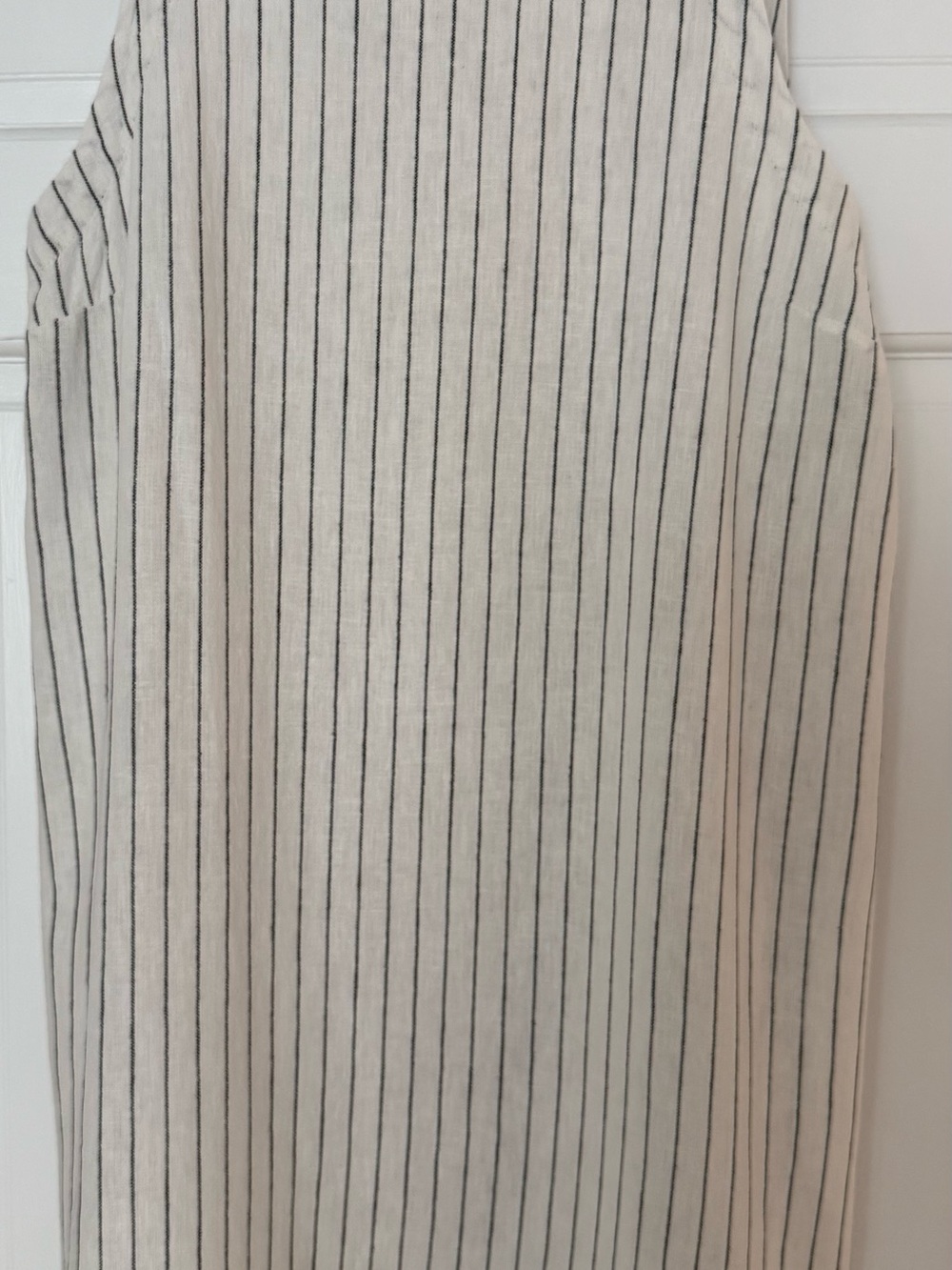 a new day White and Black Pinstripe Tank Dress